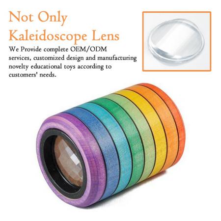 Kaleidoskoplinse (horizontaler Streifen #Durchmesser 31 mm) - Kaleidoskop-Glaslinse, Kaleidoskop-Glas